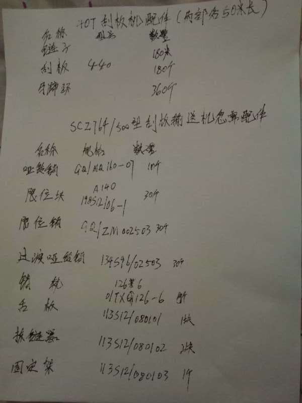 急購(gòu)刮板輸送機(jī)配件產(chǎn)品圖片