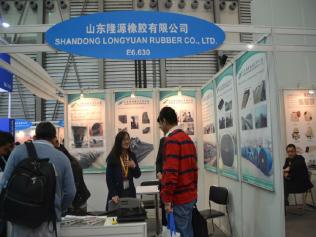 輸送帶標(biāo)桿企業(yè)山東隆源橡膠參加寶馬展