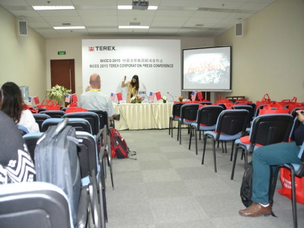 BICES-2015北京工程機械展 特雷克斯新聞發(fā)布會