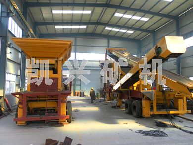 建筑垃圾移動(dòng)破碎站