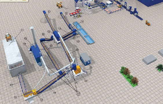 石英砂生產線,石英砂生產設備產品圖片