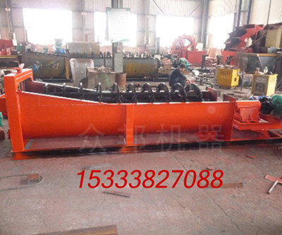 洗砂絞龍廠家，螺旋式洗砂機型號，槽式洗沙機價格產(chǎn)品圖片