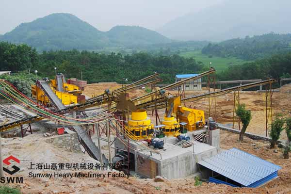 碎石/制砂生產(chǎn)線,皮帶輸送機(jī),反擊式破碎機(jī)產(chǎn)品圖片