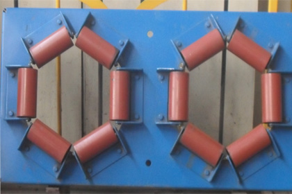 管式帶式輸送機(jī)托輥