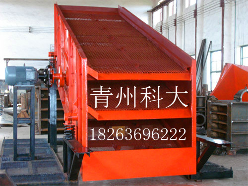 水洗振動篩，砂石分離設(shè)備，礦用振動篩科大產(chǎn)品圖片