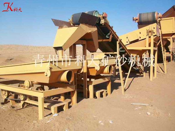 戈壁灘風(fēng)選砂金設(shè)備|無水選金機械|沙漠選金設(shè)備