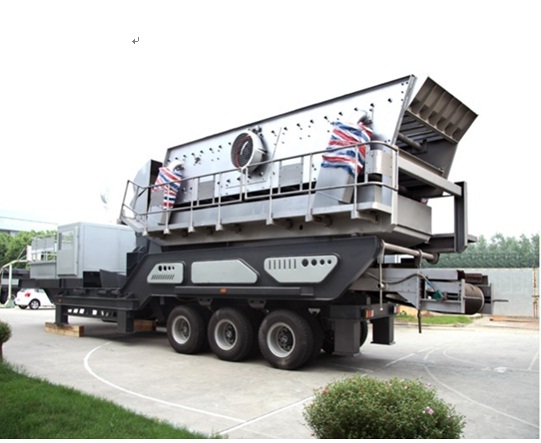 輪胎式移動(dòng)破碎站產(chǎn)品圖片