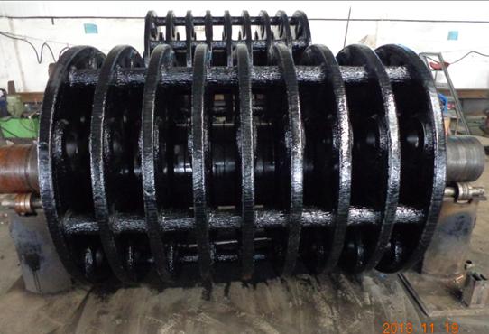 單段錘式破碎機(jī)轉(zhuǎn)子制作產(chǎn)品圖片