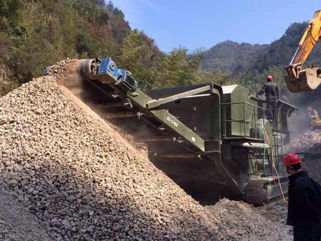 MESDA移動(dòng)錘式破碎站