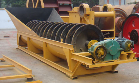 沙場洗沙機器設備,螺旋式洗沙機,輪斗產(chǎn)品圖片