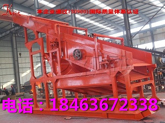 供應旱地淘金振動篩分選砂金設備產品圖片