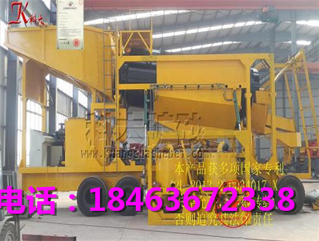 陸地移動砂金設(shè)備，圓筒篩淘金設(shè)備