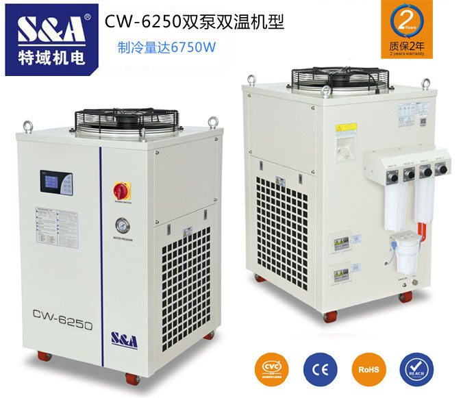 真空吸附折彎機(jī)加熱工作臺(tái)冷卻推薦S&A水冷機(jī)產(chǎn)品圖片