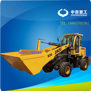 鏟車加大鏟斗大臂加長(zhǎng)糧站上用的裝載機(jī)作業(yè)