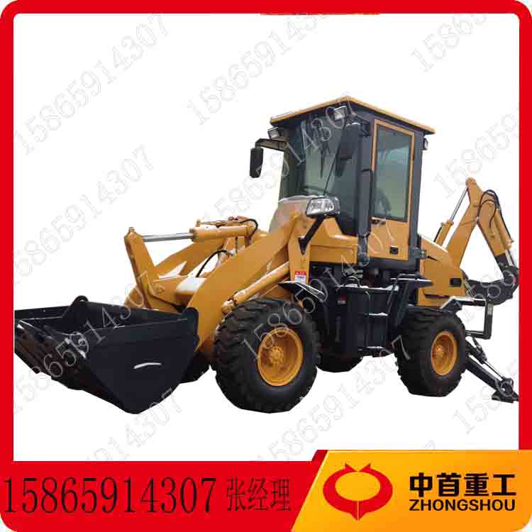 兩頭忙工程推薦前鏟后挖鏟車工地推薦挖機價格JU