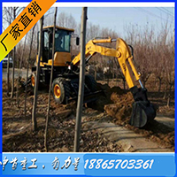 中首重工輪胎式挖機(jī)價(jià)格四驅(qū)挖土機(jī)操作視頻Z