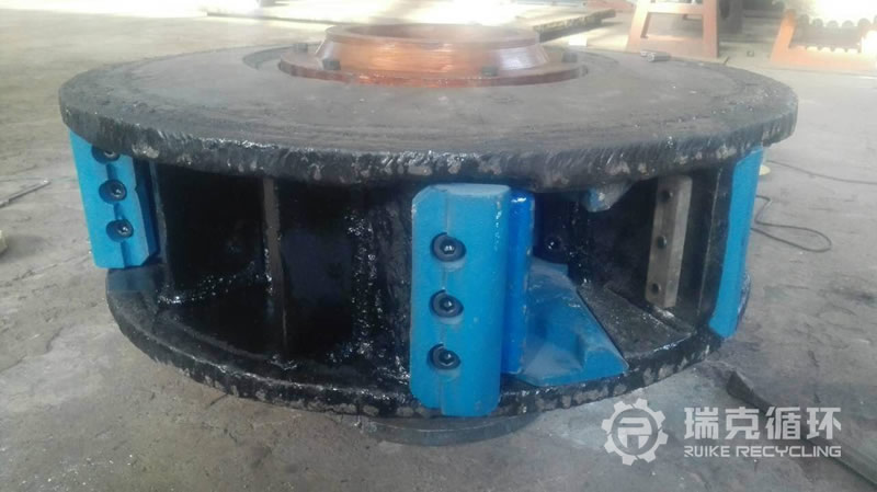 維修大華PL550立式?jīng)_擊破碎機(jī)（制砂機(jī)）葉輪