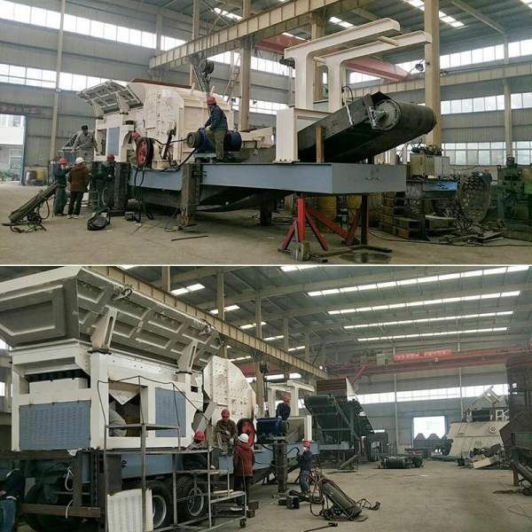 一級道砟移動(dòng)石子生產(chǎn)線 鐵道道床墊層碎石