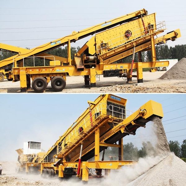 時產(chǎn)80-150噸河卵石移動碎石站發(fā)往確山 可移產(chǎn)品圖片