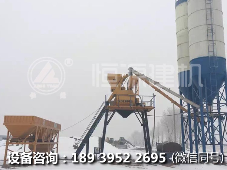 寧安市小型砼攪拌站設(shè)備價格 恒源產(chǎn)品圖片