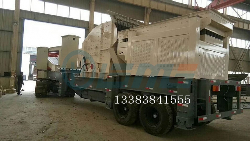 移動破碎站  移動建筑垃圾破碎機