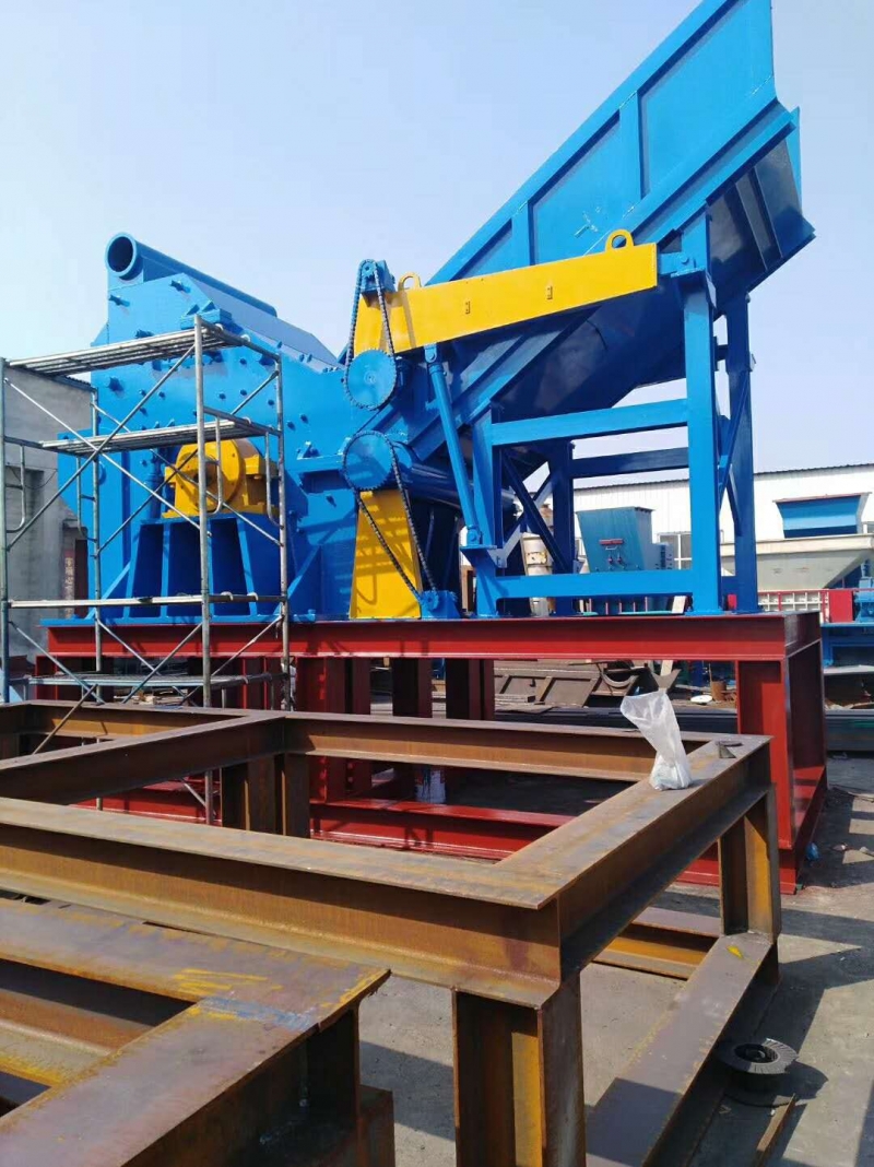 大型	廢鐵破碎機(jī)多少錢一臺產(chǎn)品圖片