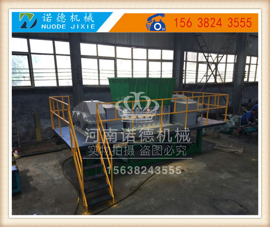 金屬桶撕碎機可以粉碎廢舊三輪車，廢舊自行車，廢舊