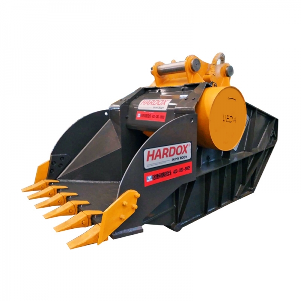 廠家直銷挖機鄂式破碎斗 破碎石頭