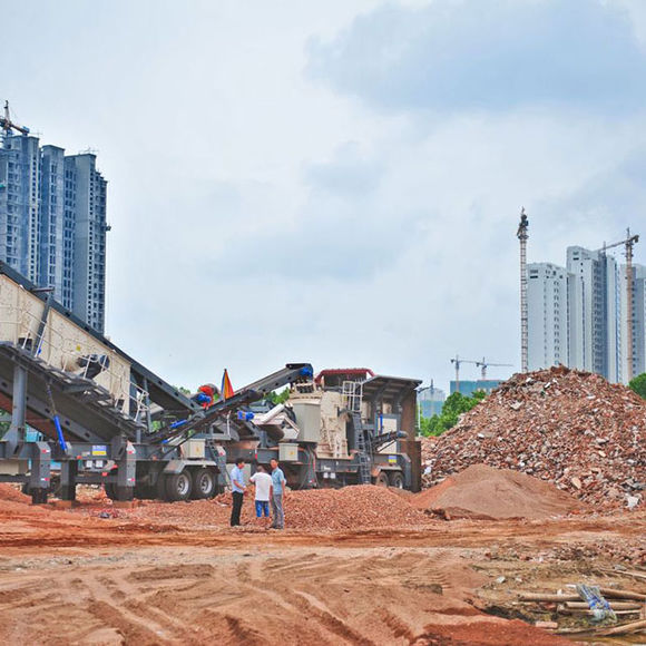 建筑垃圾處理設備 破碎篩分一體機