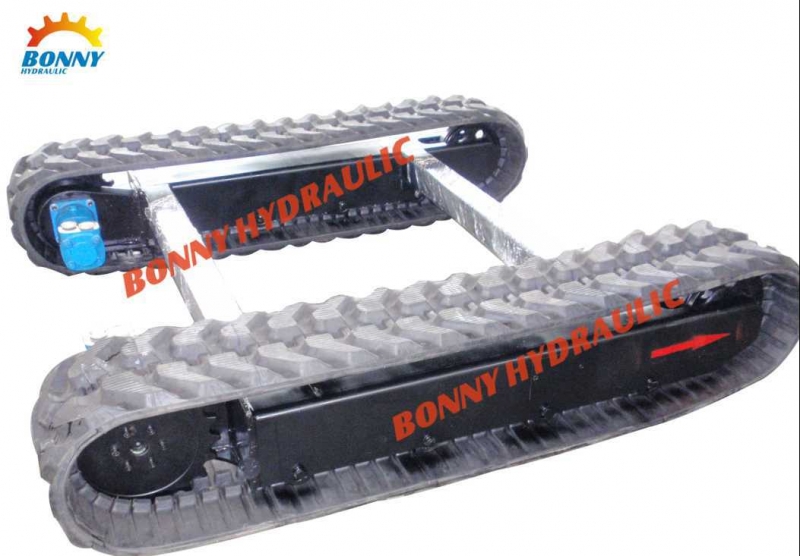 橡膠履帶底盤總成