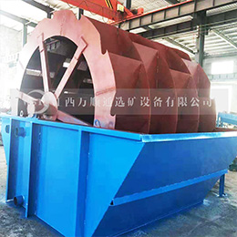 高效黃泥土沙輪斗式洗砂機，洗沙機產(chǎn)品圖片