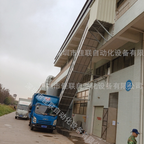 倉庫出貨滑梯室外物流貨物滑梯自動(dòng)化傳輸帶