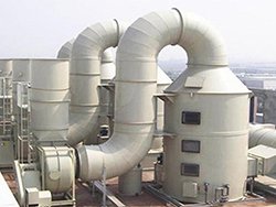 燃燒廢氣水溶性空氣污染物處理設備PP噴