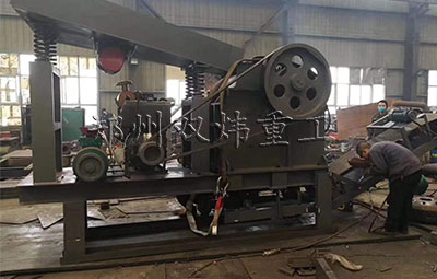 輪胎式移動破碎站