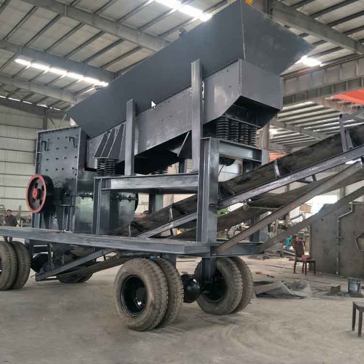 建筑垃圾移動破碎站  多種機型自由組合破碎設(shè)備產(chǎn)品圖片