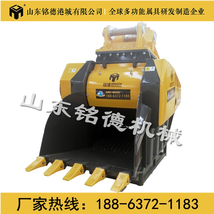 全國(guó)供應(yīng)小時(shí)卡特挖掘機(jī)適配各種噸位破碎斗碎石器