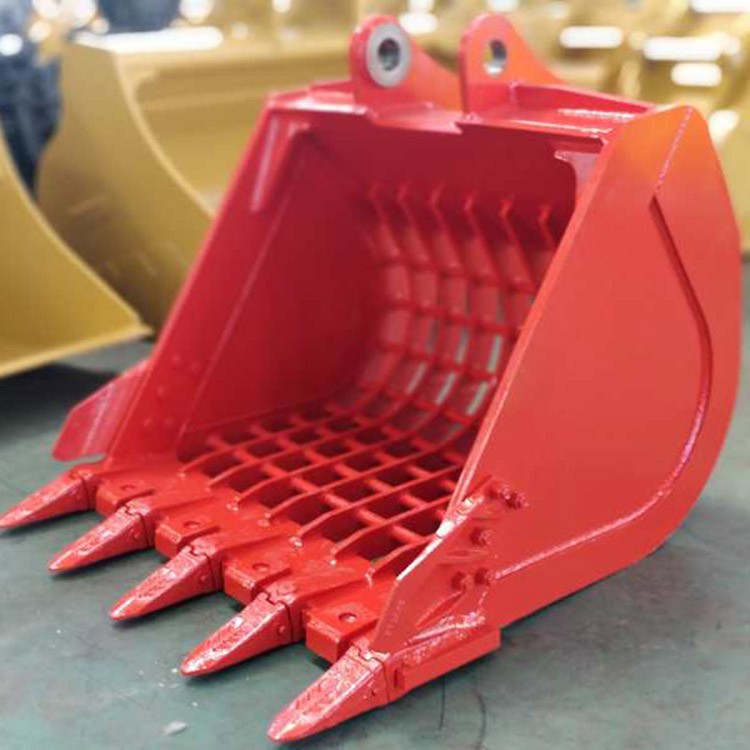 神鋼250挖掘機1.5方網(wǎng)格漏斗 篩斗