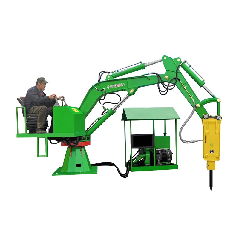 鄂式破碎機喂料口疏通使用的電動固定式礦用液壓破碎錘產(chǎn)品圖片