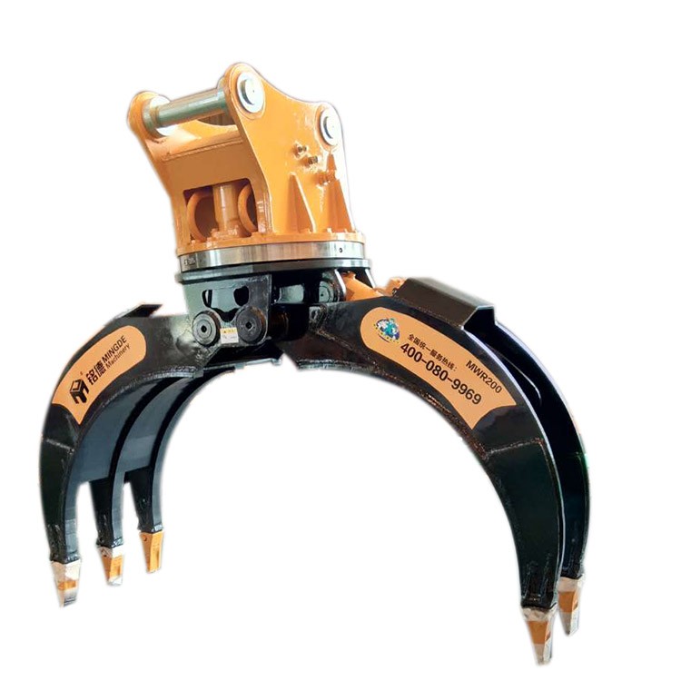 小松200挖機(jī)石頭木材夾具 