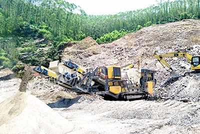 廣東移動(dòng)破碎篩分站-綠景工程機(jī)械