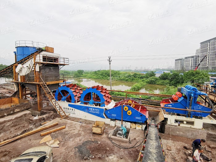 砂場洗沙機(jī)生產(chǎn)線設(shè)備配置 洗沙設(shè)備專業(yè)廠家