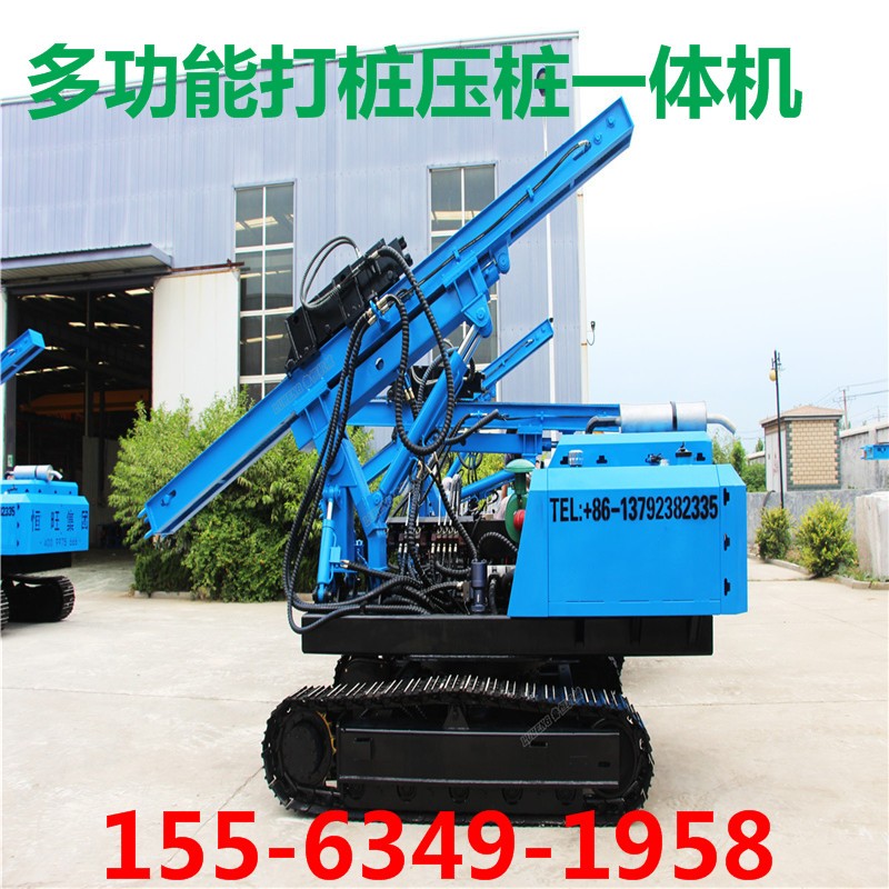 光伏打樁機 履帶液壓打樁機 多功能打樁機 地基打樁機