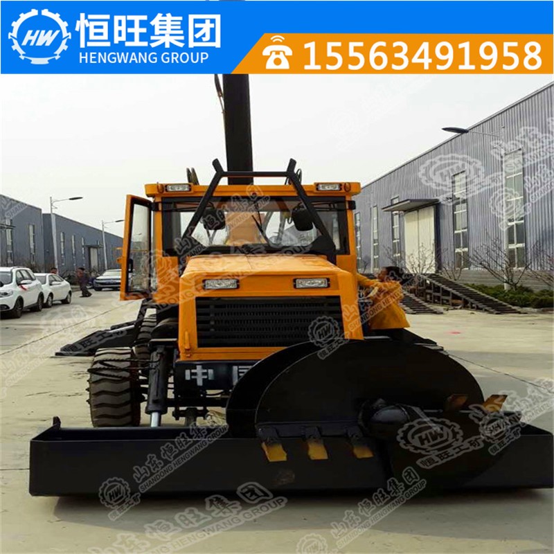  輪式旋挖鉆機 橋梁旋挖打樁機 地基打樁機大口徑樁機