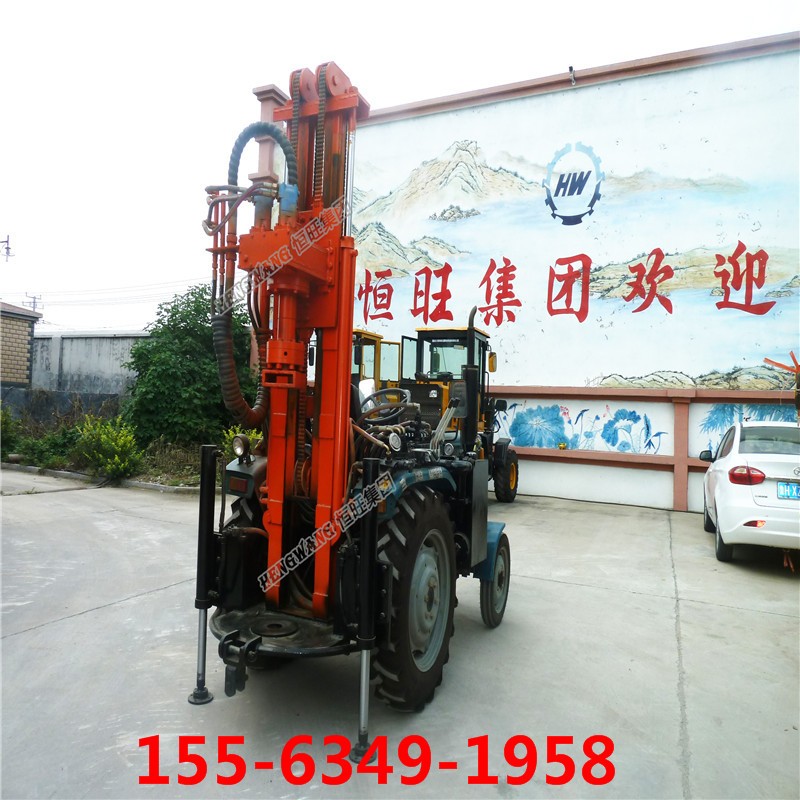 氣動(dòng)拖拉機(jī)打井機(jī) 農(nóng)用鉆井機(jī) 拖車打井設(shè)備