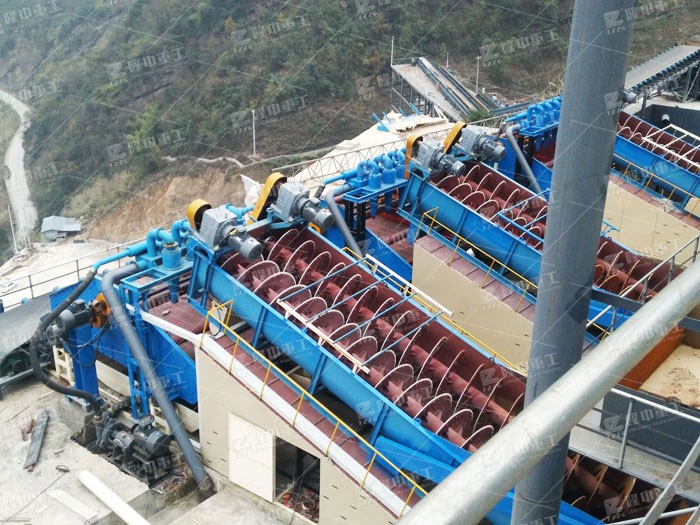 螺旋洗砂機泥沙清洗 如何工作的