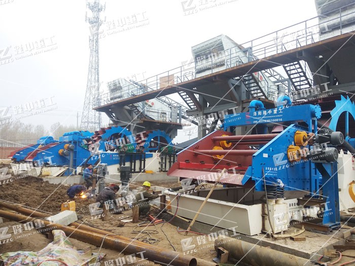 制砂洗沙機砂子篩洗 水洗砂設(shè)備處理工藝