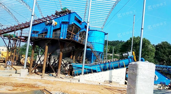 泥沙洗沙機(jī)篩洗流程 礦山水洗砂設(shè)備價格