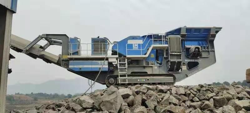 租賃美斯達移動式破碎站, 玄武巖破碎機,石料破碎機生產(chǎn)線