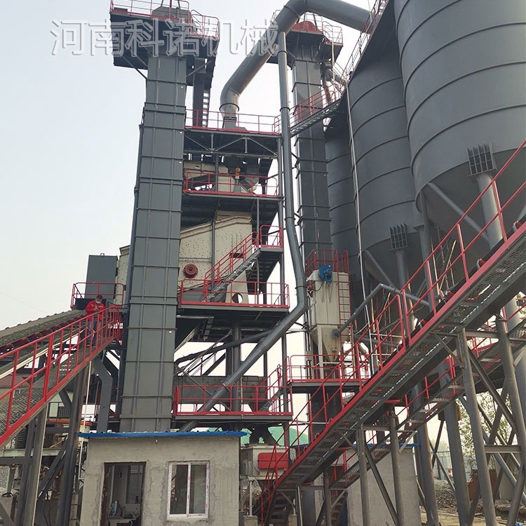 樓式環(huán)保型機(jī)制砂生產(chǎn)線  河南科諾