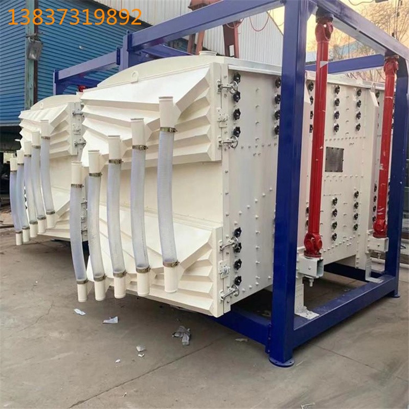壓裂砂電動篩機(jī)封閉分選砂機(jī)-石英砂礦用7層直線篩產(chǎn)品圖片